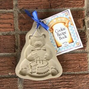 Vintage Brown Bag Cookie Art Clay Cookie Mold 1989 Hill Design New Without Tags